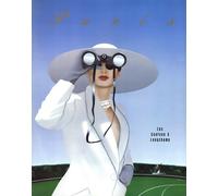 Poster Parigi Longchamp corsa di cavalli moda arte da parete -...