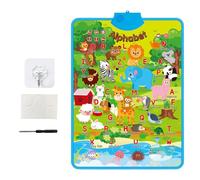 Poster parlante - diagramma di apprendimento sensibile al tocco, soundboard per bambini, strumento per l'apprendimento precoce, foglio di alfabeto musicale, layout visivo luminoso | Lavagna da