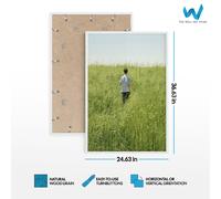 Poster passeggiata pacifica nei prati - arte da parete ispirata alla natura...