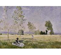 Poster Pastorale Campo Arte da Parete Paesaggio Morbido -...