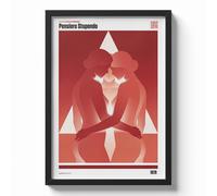 Poster PATTY PRAVO - PENSIERO STUPENDO Stampa Fotografica Musica QR Code Cornice