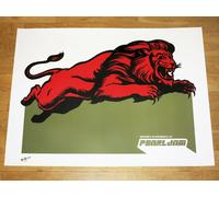 Poster Pearl Jam - Arnhem / Anversa Leone - Ames Bros. In Mint Mega Rar