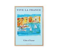 Poster Peléton Vive La France 70x100