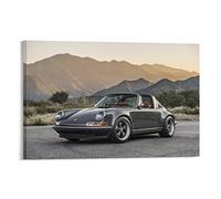 Poster per auto classico Porsche 911 Poster decorativo su tela, per soggiorno, camera da letto, 60 x 90 cm