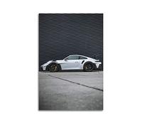 Poster per auto sportive 911 GT3 RS Side Supercar Racing Car Poster decorativo su tela, stampa artistica da parete, decorazione moderna per camera da letto, 30 x 45 cm