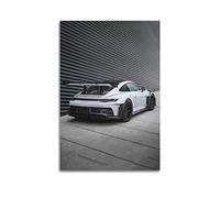 Poster per auto sportive 911 GT3 RS Tailstock Supercar Racing Cars Poster decorativo su tela da parete e stampa artistica moderna per camera da letto, 50 x 75 cm