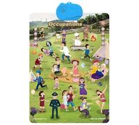 Poster per bambini | con suono interattivo, divertente materiale educativo, per la casa, l'aula, la scuola, il della famiglia, per interni ed esterni, vacanze, compleanno