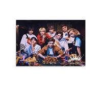 Poster per bambini randagi SKZ Kpop Stray Kids All Groups Members Poster decorativo su tela da parete, decorazione per la casa, camera da letto, poster 40 x 60 cm