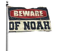 Poster per dormitorio universitario Beware Of Noah Bandiera Pool Stuff Country Decorazioni per la casa (30 x 45 cm)