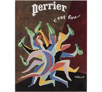 Poster Perrier Villemot C’est Fou pubblicità francese arte da parete -...