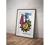 ⭐️Poster Piatti Campari Soda Sole Stampa Fine Art su Carta Fotografica Satinata