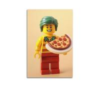 Poster pop art Lego Man 4, poster decorativo da parete su tela, stampa artistica moderna per camera da letto, per camera da letto (50 x 75 cm)