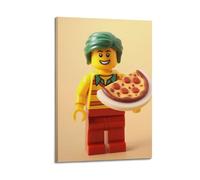 Poster pop art Lego Man 4, poster decorativo da parete su tela, stampa artistica moderna, per camera da letto, per camera da letto, 20 x 30 cm