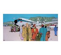 Poster poster Blake e Mortimer un volo senza storia, Juillard (50x25 cm)