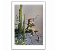 Poster poster Loisel, Quête de l'Oiseau du Temps, Pelisse et Fourreux (60x80 cm)