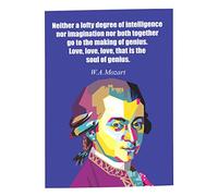 Poster Poster Mozart Quotes Inspirational Life Success Music