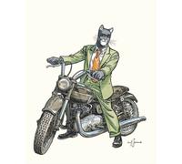 Poster poster offset Blacksad Juanjo Guarnido, John su moto Triumph (40x50 cm)