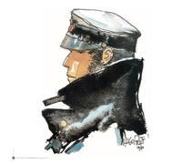 Poster poster offset Corto Maltese, dedicato a Corto (70x70 cm)