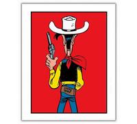 Poster poster offset Lucky Luke, pronto per lo sparo (40x60 cm)