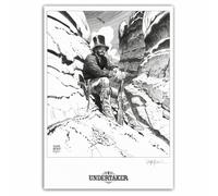 Poster poster offset Undertaker, firmato Jonas Crow lo smorzo (50x70 cm)