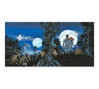 Poster poster offset Valerian Mézières, Les Habitants du Ciel (50x25 cm)