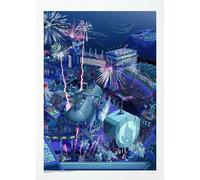 Poster poster ufficiale Giochi Paralimpici Parigi 2024 - Celebrazioni (50x70 cm)