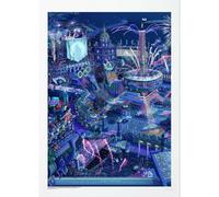 Poster poster ufficiale Olimpiadi di Parigi 2024 - Celebrazioni (50x70 cm)