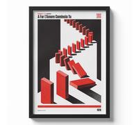 Poster RAFFAELLA CARRA' - A FAR L'AMORE Stampa Fotografica Musica QR Code Cornic