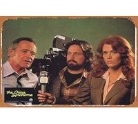 Poster retrò classico del film The China Syndrome Lobby Card 4 Jane Fonda Jack Lemmon, targa in metallo vintage, poster per karaoke, bar, pub, club, decorazione per la casa, 20 x 30 cm