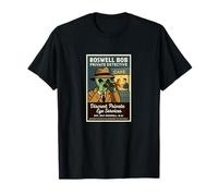 Poster retrò del Detective privato Roswell Aliens Anni '50 Maglietta