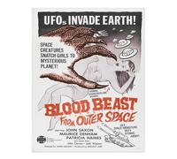 Poster retrò fantascientifico da parete - Blood Beast from Outer Space Home...