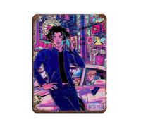 Poster retrò in metallo a tema anime Devilman Crybaby Akira Fudo 2, decorazione da parete per bar, grotta, bar, famiglia, garage, 30 x 40 cm