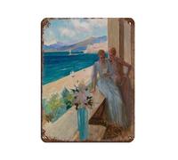 Poster retrò in metallo con immagine di una ragazza sulla spiaggia di Prin, decorazione da parete per bar, grotte, bar, famiglia, garage, 30 x 40 cm