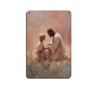Poster retrò in metallo con scritta "Shepherd of the Young", decorazione da parete per bar, grotte, bar, famiglia, garage, 20 x 30 cm
