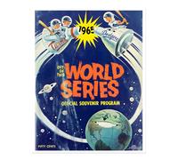Poster retrò Space Baseball Wall Art - tema World Series 1965