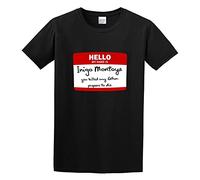 Poster Revolution The Princess Bride Inigo Montoya Name Tag Cotton Shirt Men's T Shirt Black M