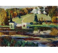 Poster Riflessi da Giardino Classici Arte da Parete Autunno -...