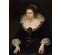 Poster ritratto di signora barocca dipinto arte da parete -...