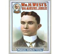 Poster ritratto tenore Manuel Romain che canta arte da parete -...