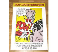 Poster Roy Lichtenstein 'Sweet Dreams, Baby' Pow Pop Art Plakat In Mint