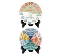 Poster Ruota delle Emozioni - Grafico delle Emozioni in Legno Resistente, Strumento di Apprendimento di Psicologia | Ruota a Due Pezzi con Supporto per Terapia della Salute Mentale Uffi