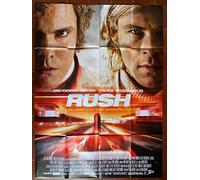 Poster RUSH Ron HOWARD Daniel BRUHL James HUNT Niki LAUDA Formula 1, 120 x 160 cm