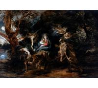 Poster Sacra Famiglia Fuga in Egitto Arte Classica da Parete -...