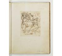 Poster Scheletro Duello Medievale - Arte Murale Acquaforte Retro -...