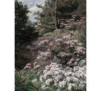 Poster Sentiero del Bosco Floreale Romantic Trail Wall Art -...