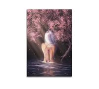 Poster spirituale decorativo da parete su tela, stampa moderna, per camera da letto, 20 x 30 cm