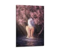 Poster spirituale decorativo da parete su tela, stampa moderna, per camera da letto, 20 x 30 cm