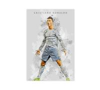Poster sportivo 39 del giocatore di calcio con la superstar Cristiano Ronaldo, poster su tela, decorazione artistica da parete per soggiorno e camera da letto, senza cornice, stile 20 x 30 cm