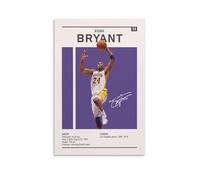 Poster sportivo di Kobe Bryant, LA Lakers, poster artistico da basket, Black Mamba Art Poster (1), decorazione artistica da parete per soggiorno e camera da letto, 20 x 30 cm
