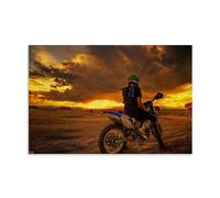 Poster sportivo estremo con motocross (25), decorazione per camera da letto, soggiorno, stile moderno, decorazione artistica da parete per letto degli amici, senza cornice, 40 x 60 cm